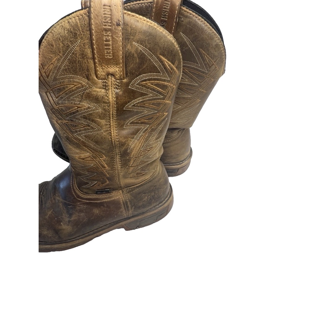 Irish‎ Setter Marshall Brown Leather Work Boots Men 9.5 Steel Toe 83923 Outdoor - Picture 3 of 14